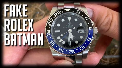 rolex batman original vs fake|rolex batman alternatives.